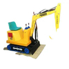 Factory price amusement park electric riding mini digger kids excavator for sale
