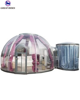 Outdoor Event Clear Waterproof PC Domes Glamping House Transparent Hiking Hotel 