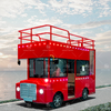 High Quality Electric Double Decker Sightseeing Bus for Tourist Attractions and Resorts Transportation for Sale