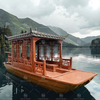 Chinese-Style Tourist Pleasure Boat with Pe Hull and Traditional Roof for Water Resorts