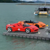 Popular Jet Propulsion Water Supercar Boat 5 Persons Fiberglass Jet Car Boat Sport Speed Luxury Jet Ski Car
