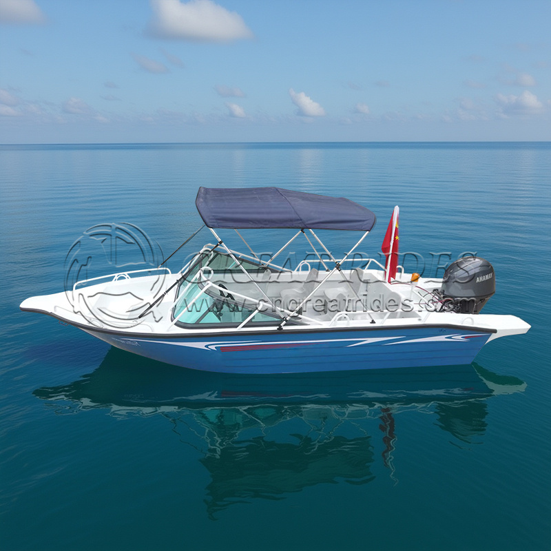 China Manufacturer 4.9m/16ft High Speed Small Boat All Welded Deep V Aluminum Sport Fishing Boat