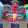 New Arrival Amusement Park Kiddie Cable Car Christmas Theme Mini Ferris Wheel Rides For Sale
