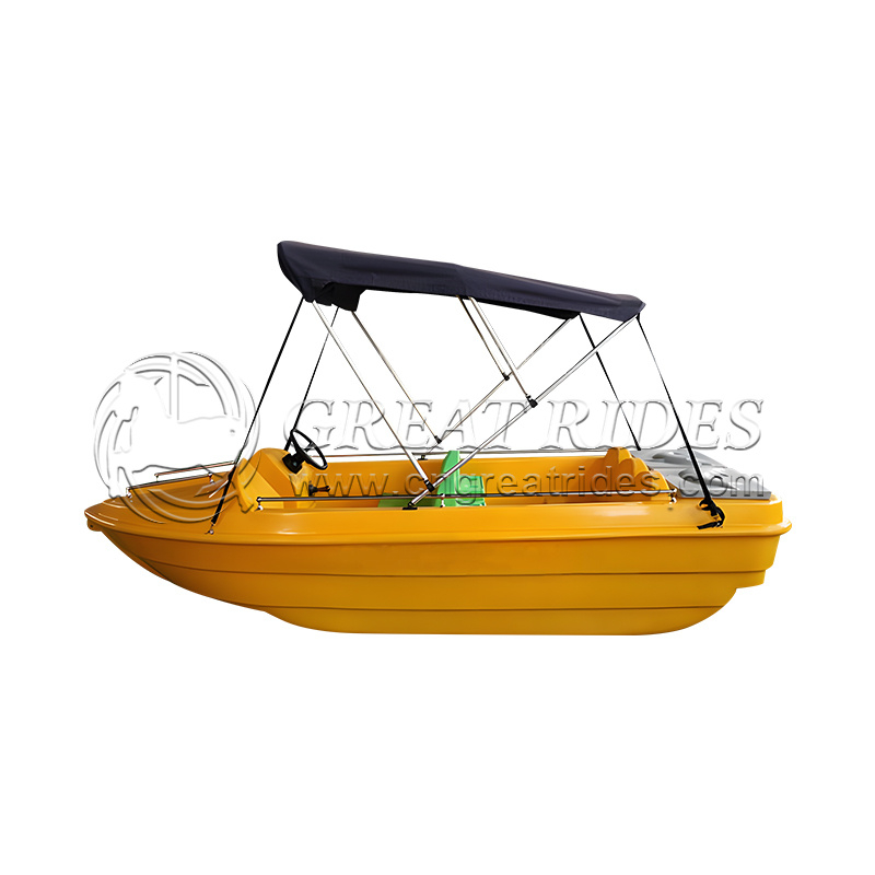 Water Amusement Sports Craft LLDPE Material Electric Plastic Leisure Boat for Entertainment