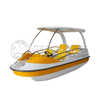 Water Play Equipment Fiberglass Boat Adult 4 Person Electric Boats For Water Park