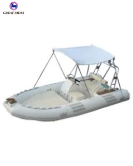 Factory Price 16ft Chinese RIB 480 PVC Hull Hypalon Cruising Inflatable Boat Fast Patrol Boats for Sale