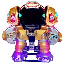 Most popular attraction kids remote control walking robot ride outdoor playground rides for sale