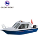 Side Console Aluminum Speed Boat 5.3m Passenger Carry Vessel With Cuddy Cabin 