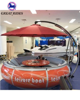 Factory Wholesale Electric Leisure Barbecue Boat BBQ Donut Boat for Sale 