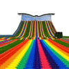Children Amusement Park Equipment Outdoor Rainbow Dry Slide Adults Rainbow Slide Unpowered Slide for sale