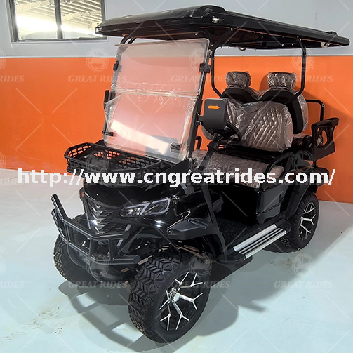 Luxury Design Long-range 4 Seater Electric Golf Cart 72 Volt for Golf Courses Resorts Scenic Area Sightseeing