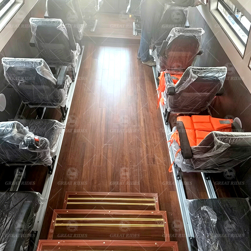 Premium 11m 36ft Fiberglass Cabin Boat for Coastal Cruising Marine Tourism and Passenger Transport