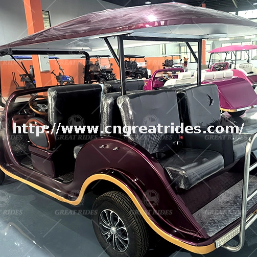 Electric 6-Seater Classic Vintage Oldtimer Golf Car for Marriage Sightseeing & Classic Vintage Cars Buses