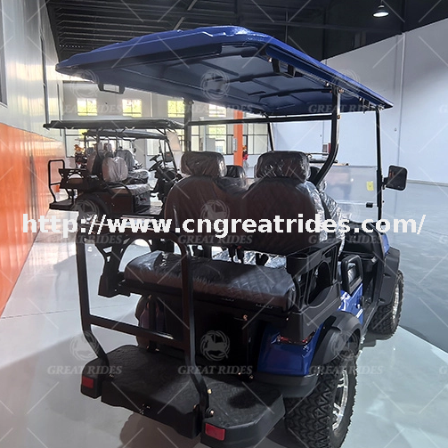 New Design Lithium Golf Cart with Solar Panel 4 Passenger off Road Golf Cart Electric Golf Cart 