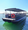 26-30 Seats Business Ships Yacht Luxury Super Yachts Classic Aluminum Pontoon Passenger Boat for Public Transport