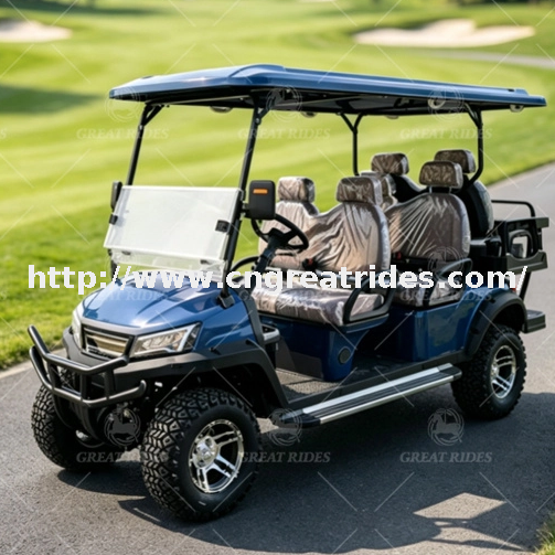 Cheap Luxury 6 Seater Low Speed Vehicle 4 Wheel Drive Push Electric Golf Cart For Sale