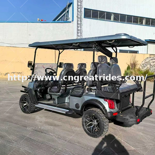 Cheap Luxury 6 Seater Low Speed Vehicle 4 Wheel Drive Push Electric Golf Cart For Sale