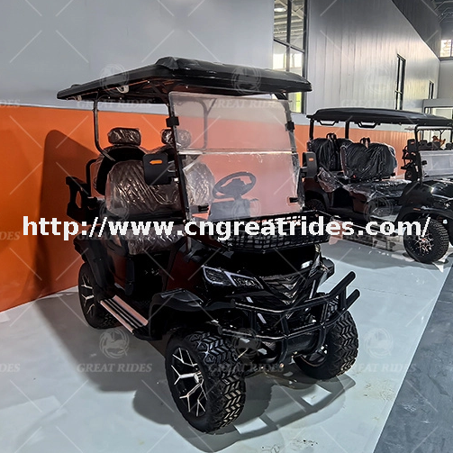 Luxury Design Long-range 4 Seater Electric Golf Cart 72 Volt for Golf Courses Resorts Scenic Area Sightseeing
