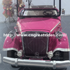  Latest Style 5 Passengers Golf Cart Luxury Electric Retro Vintage Classic Sightseeing Car