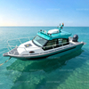 China Manufacturer 7.2m 23.6FT Full Cabin Speed Yacht Aluminum Speed Boat Customized Color Fishing Boat with CE