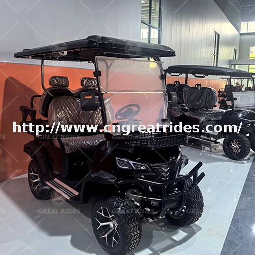 Luxury Design Long-range 4 Seater Electric Golf Cart 72 Volt for Golf Courses Resorts Scenic Area Sightseeing