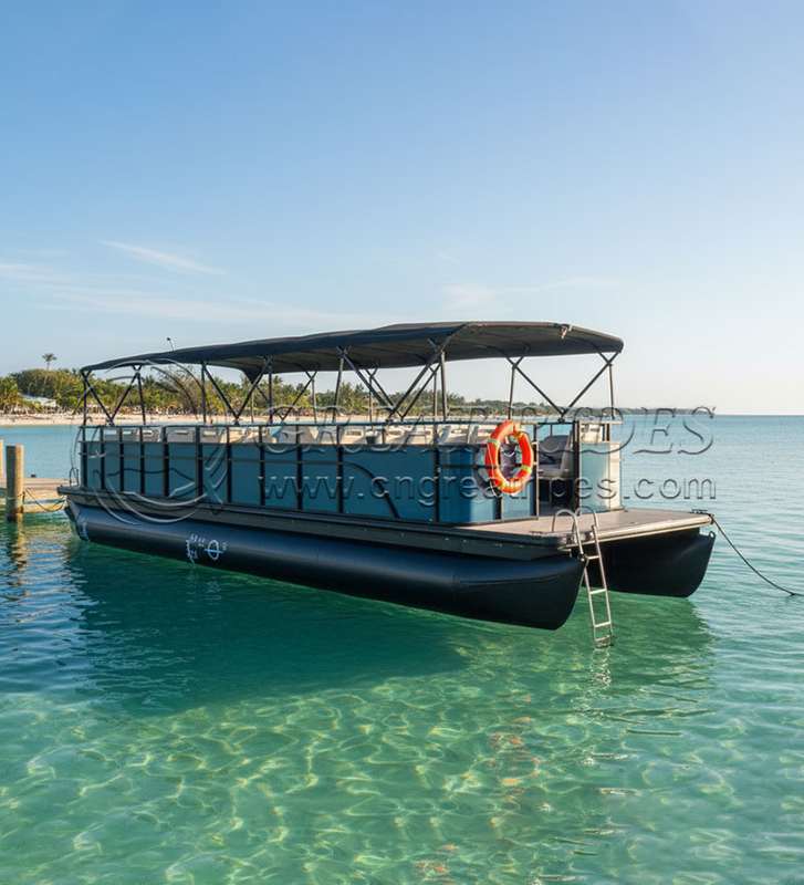 26-30 Seats Business Ships Yacht Luxury Super Yachts Classic Aluminum Pontoon Passenger Boat for Public Transport