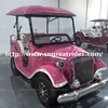  Latest Style 5 Passengers Golf Cart Luxury Electric Retro Vintage Classic Sightseeing Car