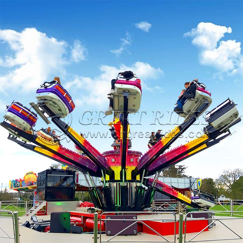 Jumping Bounce Ride Theme Park Rides Entertainment Thrill Machine Jumps Amusement Bounce ...