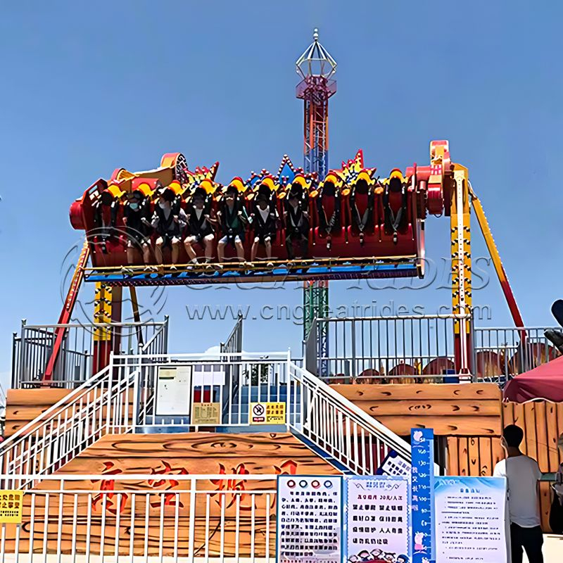 Fun fair game adult amusement rides swing top spin space travel for ...