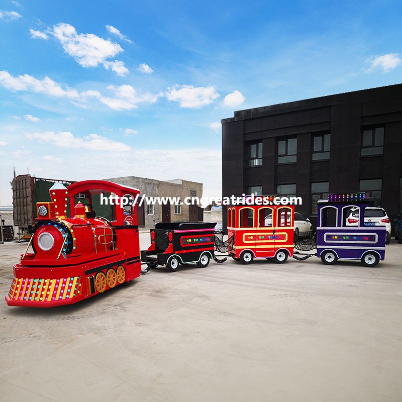 Outdoor Amusement Park Electric Steam Train Vintage Style Royal Retro ...