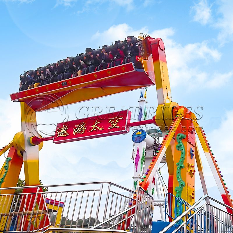 Fun fair game adult amusement rides swing top spin space travel for ...