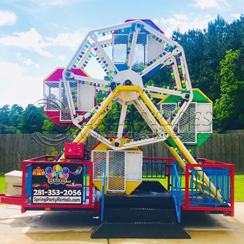Examples Of Small Rides Removable Small Carnival Games Rides 4/5/6 Cabins Mobile Kiddie Mini ...